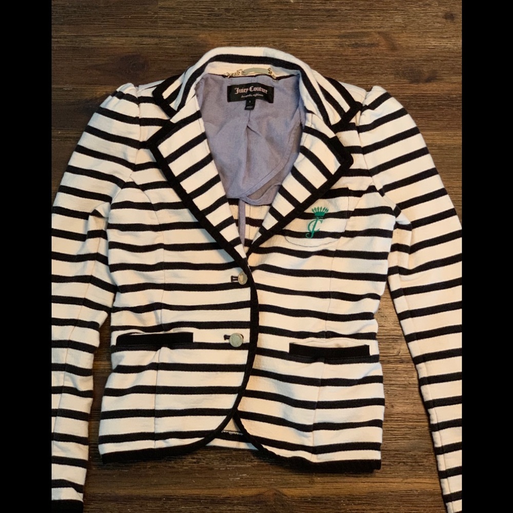 Juicy Couture Breton “shrunken” blazer